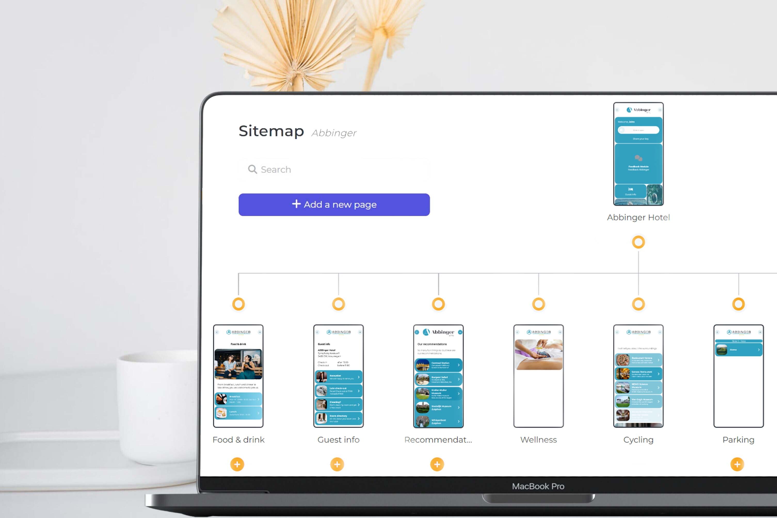 Pagina functionaliteit